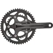 Shimano Road FC-RS400 Kurbelgarnitur 2x10-fach 50-34 Zähne schwarz 175mm 2022 Kurbelgarnituren