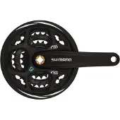 Shimano Altus FC-M311 Kurbelgarnitur 42/32/22 schwarz 175mm 2022 Kurbelgarnituren