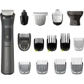 Philips All-in-One Trimmer MG7950/15 Serie 7000, Grau, 0,5 mm, 2 cm, 0,2 mm, Bart, Ohr, Nase, Edelstahl
