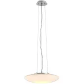 LINDBY Gunda LED Pendelleuchte Opal/Nickel - , Gunda, dimmbar, Weiß, für Wohnzimmer, Glas, Modern