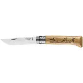 Opinel Nº08 Animalia Hare Pocket Knife Golden 8.5 cm