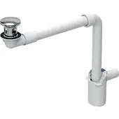 Geberit Waschtischablauf mit Push-Open-Stopfen Chrom