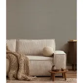 Kek Amsterdam Natürliche, schicke Tapete in Leinenoptik Havanna – RW-006