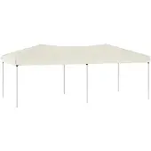 vidaXL Partyzelt Faltbar Creme 3x6 m