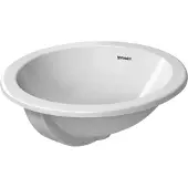 Duravit Einbauwaschtisch Architec d 47cm, we, Einb. v o, o HL u HLB, m ÜL