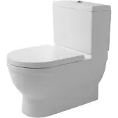 Duravit Stand-WC-Kombi STARCK 3 BIG TOIL ti. 420x740mm Ab Vario HygieneGlaze weiß