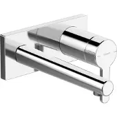 Hansa Fertigmontageset Waschtisch Wandbatterie 2-Loch Hansadesigno Style chrom, 51092183