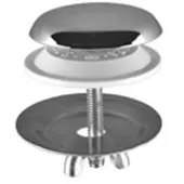 Dornbracht Hahnlochabdeckung, 12715970-06, Farbe: Platin Matt