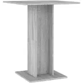 vidaXL Bistrotisch Grau Sonoma 60x60x75 cm Holzwerkstoff