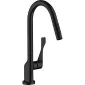 Hansgrohe Einhebel-Küchenmischer AXOR CITTERIO Select 250, mit Ausziehbrause mattschwarz mattschwarz