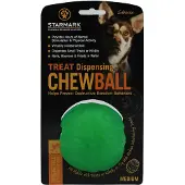 Starmark Treat Dispensing Chew Ball Grün M