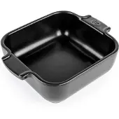 Peugeot Auflaufform Quadrat Céramique Satin-Black 18 cm