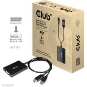 Club 3D CLUB3D DisplayPort to Dual Link DVI-D HDCP OFF version Active Adapter M/F for Apple Cinema Displays, 0,6 m, DisplayPort, DVI-D + USB, Männlich, Weiblich, • Special support for Apple Cinema Displays