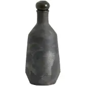 Nordal Wacholderflasche mit Verschluss schwarz