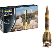Revell GmbH 03309 German A4 / V2 Rocket Plastic Model Kit, Black & White, 1:72