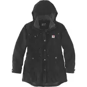 Carhartt Jacke Weathered Duck Coat Damen Black-S