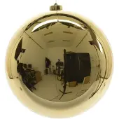 Kaemingk Christbaumkugel unzerbrechlich gold 20 cm