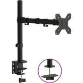 vidaXL Monitorhalterung Schwarz Stahl VESA 75/100 mm