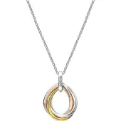 Hot Diamonds Trio-Tropfen Halskette Tricolor