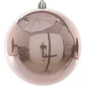 Décoris Weihnachtskugeln XXL Kunststoff 14cm Christbaumkugeln groß bruchsicher 15cm