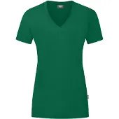Jako Damen T-Shirt Organic, Farbe:grün, Größe:38