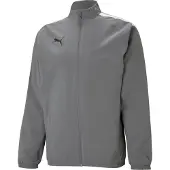 Puma teamLIGA Sideline Jacke Kids Grau Weiss F13 || Größe 164