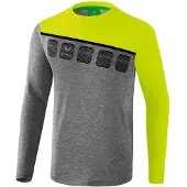 Erima 5-C Longsleeve Grau Grün 2XL