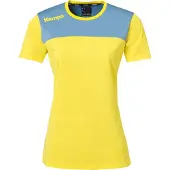 Kempa EMOTION 2.0 SHIRT WOMEN L limonengelb/dove blau