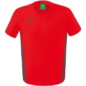 Erima Essential Team T-Shirt Rot/Schiefergrau - XL