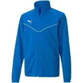 Puma Trainingsjacke "TEAMRISE TRAINING POLY JACKET JR" ohne Kapuze für Jugendliche, mit Reißverschluss, DryCELL Technologie