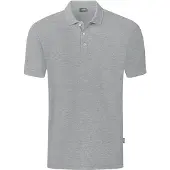 Jako Organic Polo Herren - Hellgrau Meliert