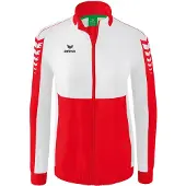 Erima Six Wings Präsentationsjacke Damen - Rot / Weiß