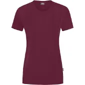 Jako Damen T-Shirt Doubletex, Farbe:maroon, Größe:36