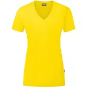 Jako Damen T-Shirt Organic, Farbe:citro, Größe:48