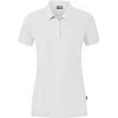 Jako Organic Polo Stretch Damen - Weiß