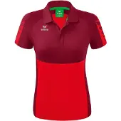 Erima Six Wings Poloshirt Damen - Rot / Bordeaux