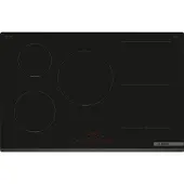 Bosch Serie 6 PVW831HC1E, Schwarz, Integriert, 80 cm, Zonen-Induktionskochfeld, Glaskeramik, 5 Zone(n)