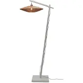 Good&Mojo Stehlampe Iguazu L 55x14 Weiß Natur