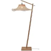 Good&Mojo - Stehleuchte Ibiza - Bambus - 83x65x176cm für Wohnzimmer, Schlafzimmer
