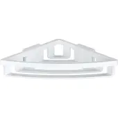 Wenko Eckregal Bralia 34,5 cm ABS weiß