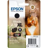 Epson Squirrel Singlepack Black 378XL Claria Photo HD Ink, High (L) Yield, Schwarz, Tinte auf Pigmentbasis, 11,2 ml, 1 Stück(e), 500 Seiten