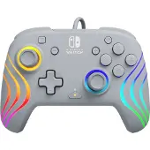 PDP Afterglow Wave, Gamepad, Nintendo Switch, Nintendo Switch OLED, D-Pad, Home button, Analog / Digital, Mehrfarbig, Kabelgebunden