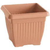 Prosperplast 3.5l Terra Collection 19x19x16 Cm Flowerpot Golden