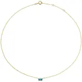 Jackie Gold Medina Topaz Halskette aus 14 Karat Gelbgold