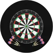 vidaXL Professionelle Sisal-dartscheibe Mit 6 Darts Und Surround