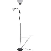 vidaXL Stehlampe Schwarz