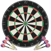 vidaXL Professionelle Sisal-dartscheibe Mit 6 Darts