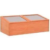 vidaXL Frühbeet Holz 100x50x34 cm
