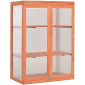 vidaXL Gewächshaus-Schrank Holz 75x47x109 cm