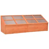 vidaXL Frühbeet Holz 180x57x62 cm
